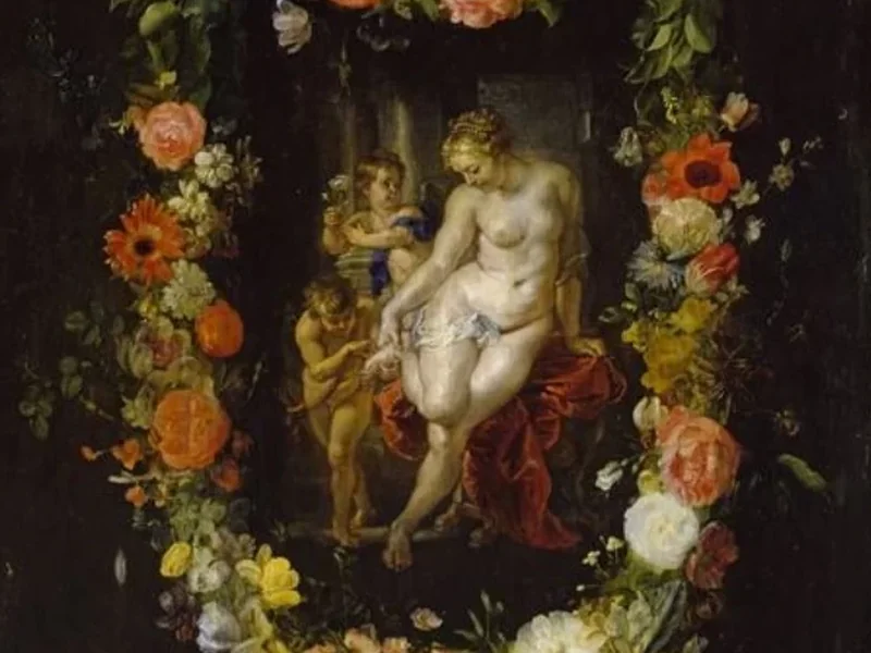 1597-Cornelis Schut I - Nascita della rosa rossa - con Daniel Seghers